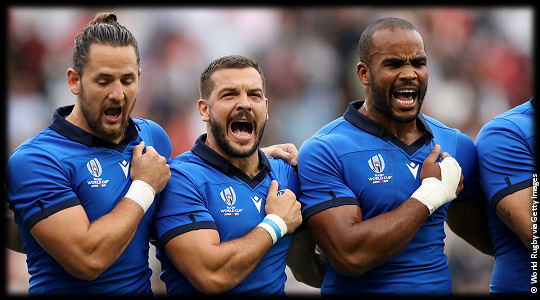 Italy v Canada Azzurri anthem RWC2019